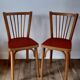 Pair of Baumann bistro chairs N°12 50s