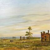 Boris Mitavski (1948): "The Forgotten House" during 2 Russian paintings