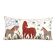 Vintage embroidered cushion cover 46x86 cm
