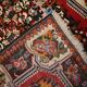 Tapis vintage fait main Bakhtiari persan 114cm x 152cm (1970s)