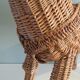 Grand chevalet vintage en roseau