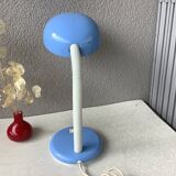 Bauhaus style sky blue space age design lamp
