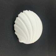 Pair of Shell-Shaped Opaline Glass Wall Lamps from Limburg, Germany, 1970s