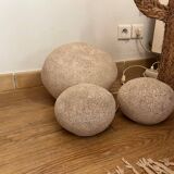 Trio of Dora lamps by André Cazenave from the 70s