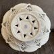Fruit bowl crafted with floral decoration, Sumi, Romania, centrepiece decor.