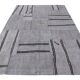 7x10 Vintage Gray & Black Modern Kilim Rug, 213x308Cm