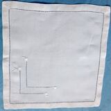 9 serviettes à thé en toile de lin