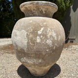 Ancient terracotta pottery jar from the 19th century