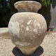 Ancient terracotta pottery jar from the 19th century
