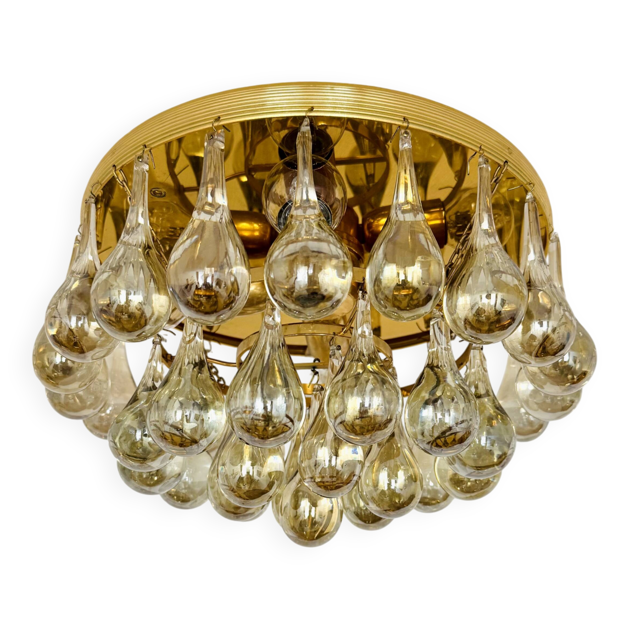 Flush Chandelier by Ernest Palme
