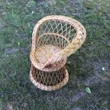 Children's wicker chair