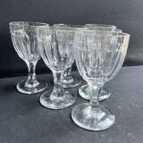 6 port glasses – Cristallerie de Nancy 1920-1934