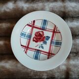 6 mismatched antique deep plates