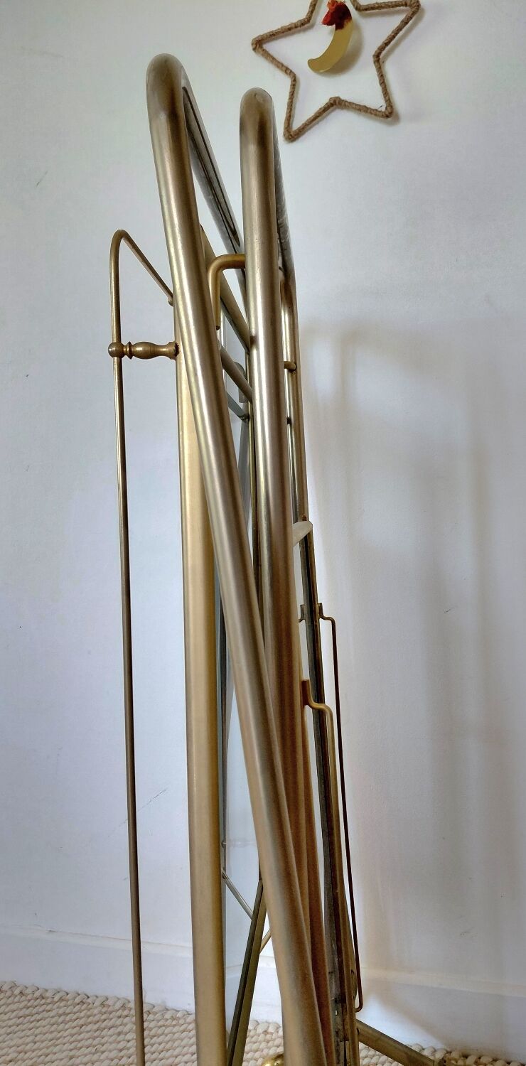 Desserte de bar pliante "Hollywood Regency"-Design Italien