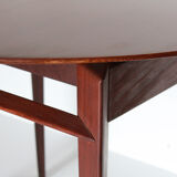 1950s vintage extendible teak dining table by Vittorio Dassi