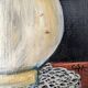 Small oil on canvas still life painting countryside style slow decoration