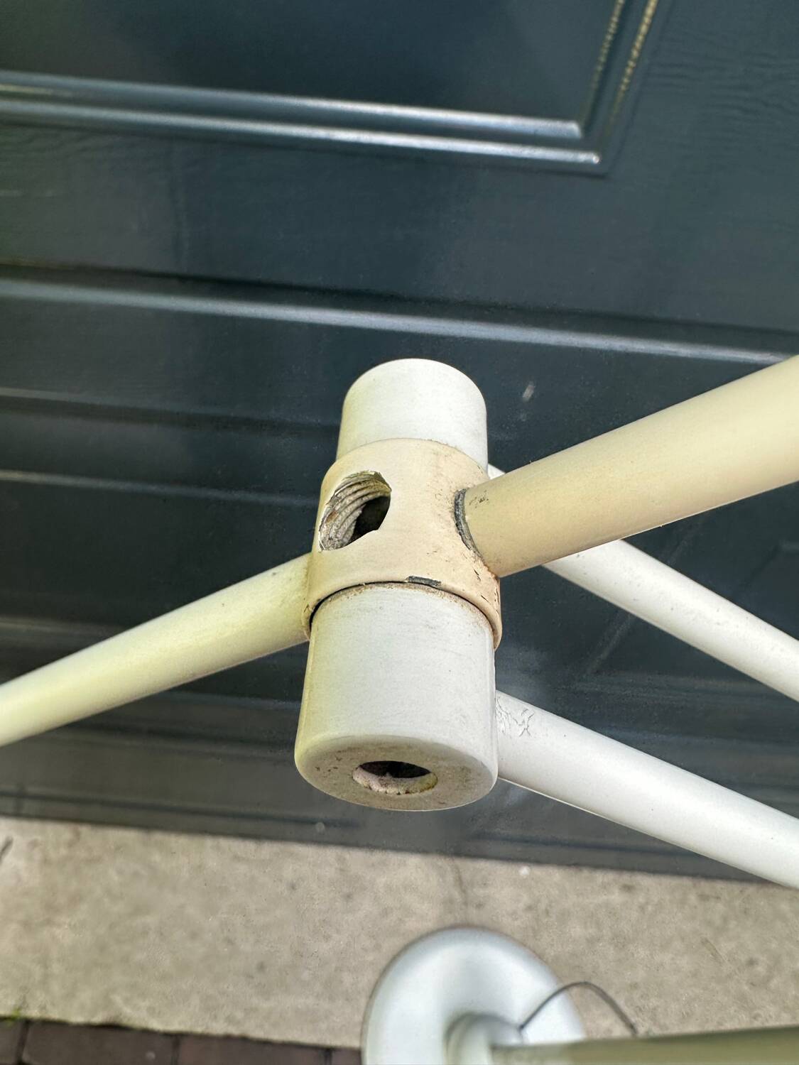 Italian white space age floor light