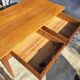 Pine farmhouse table ● Honey patina & Zebra grain