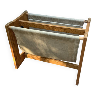 Scandinavian minimalist magazine rack