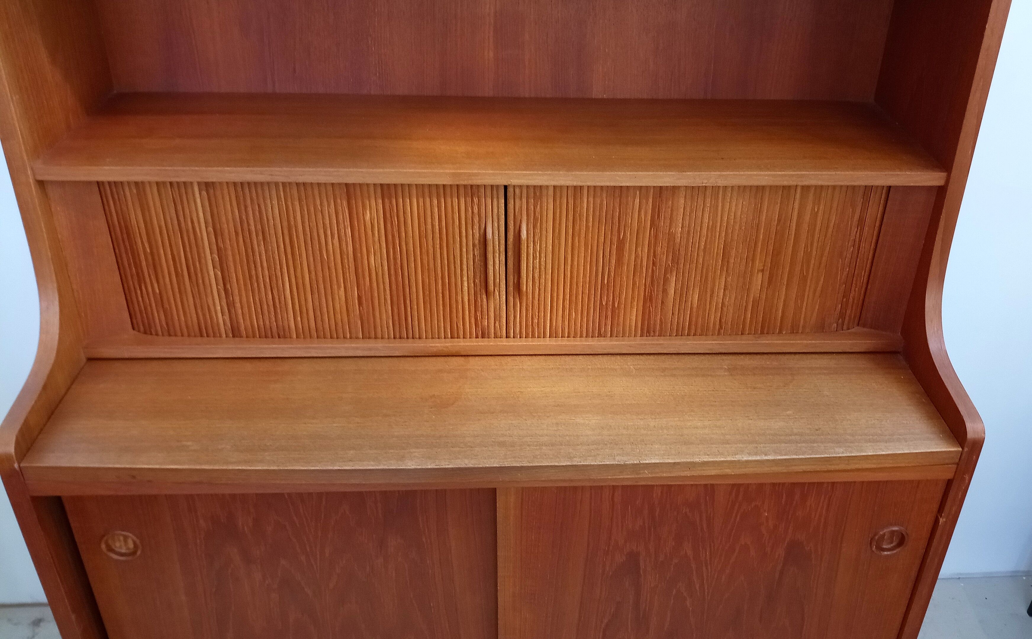 Secretary desk in teak by Johannes Sorth for BM mobler, denmark, 60s