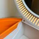 Backlit table dressing table "ufo" for flair