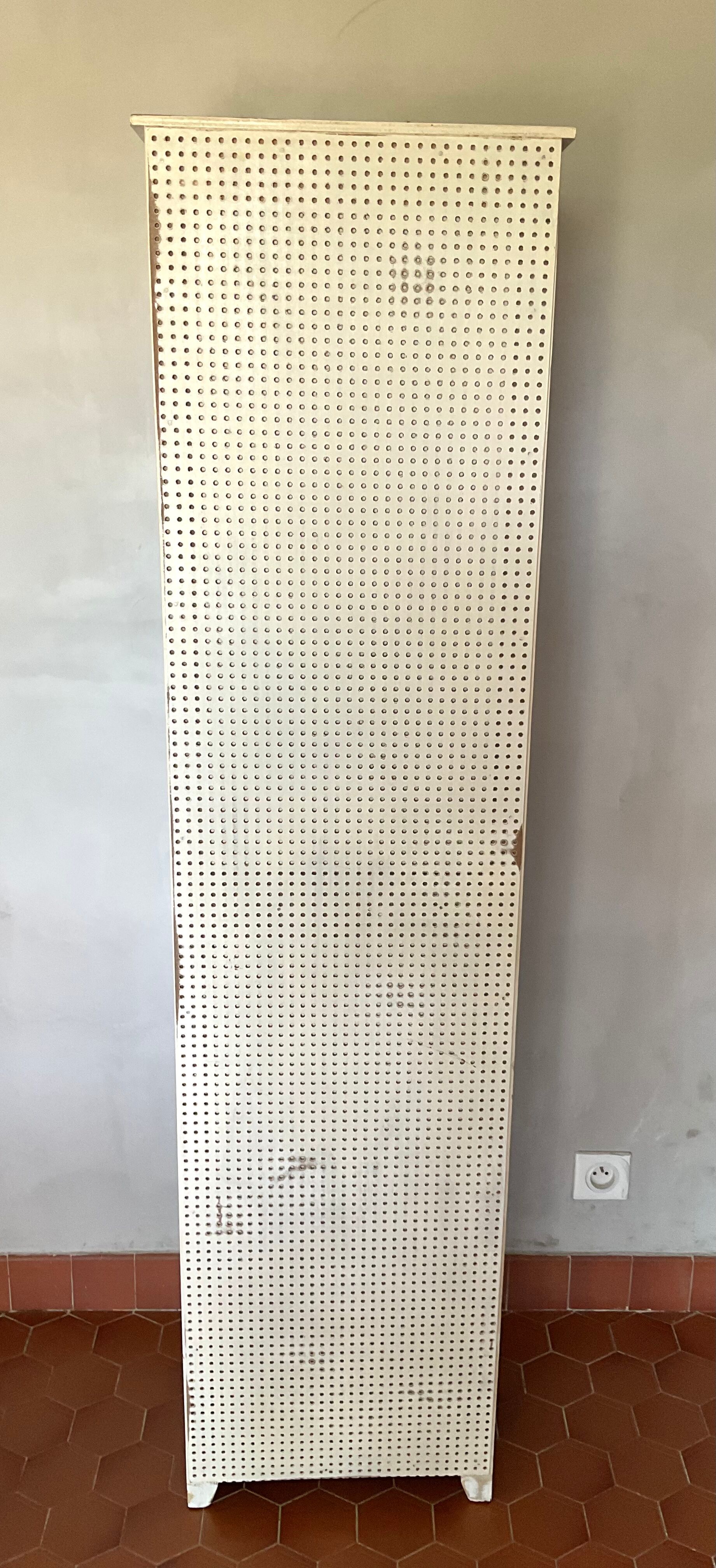 Patinated vintage column furniture