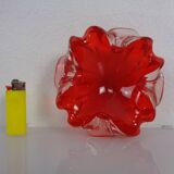 Vintage Italian Red Murano Glass Bowl, 1960s