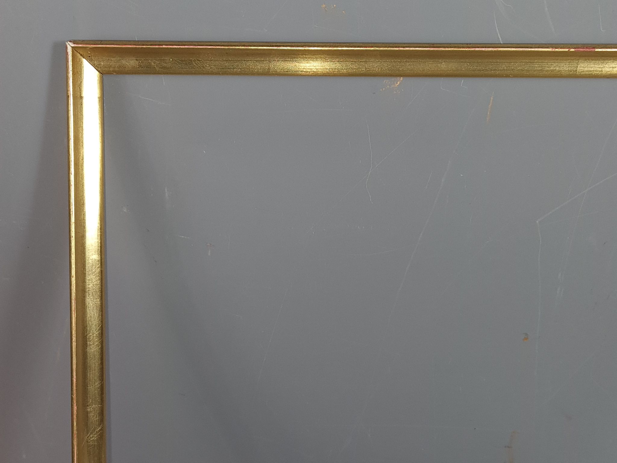 Frame baguette wood gilding gold leaf 56x42 foliage 54x40 cm good used SB