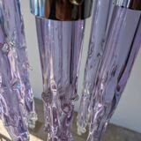 1970s Murano Iridescent Glass Ceiling Chandelier