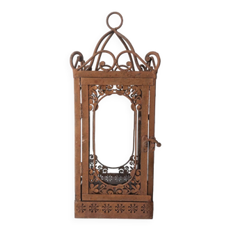 Glass metal lantern