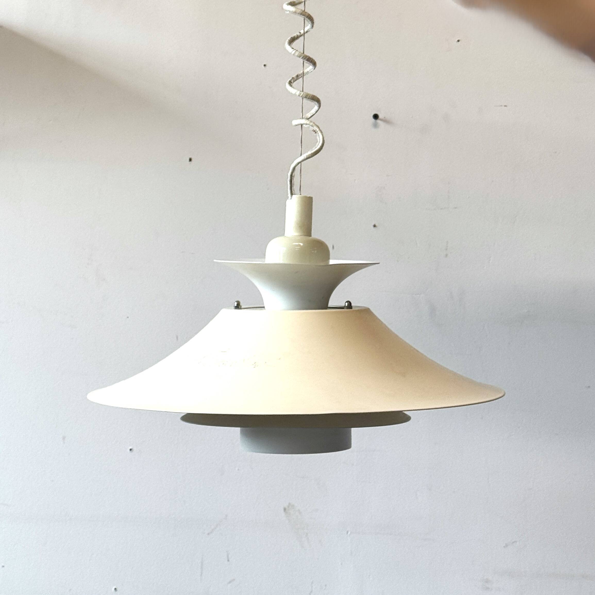 Adjustable Pendant Lamp, 1970s Sweden, Mid-C, Vintage