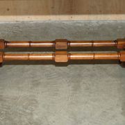 Antique extendable coffee table circa 1880 in solid walnut.