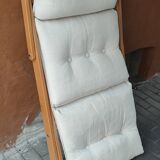 folding chair by Gilles Lundgren in canvas and pine