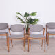 Model 42 oak dining chairs by Kai Kristiansen for Schou Andersen, 1960s, set of 4