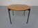 Round teak and steel coffee table from Thonet, 1950s.