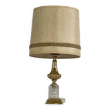 Brass and Crystal D'albret lamp