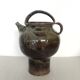Pitcher gargoulette in enamelled sandstone