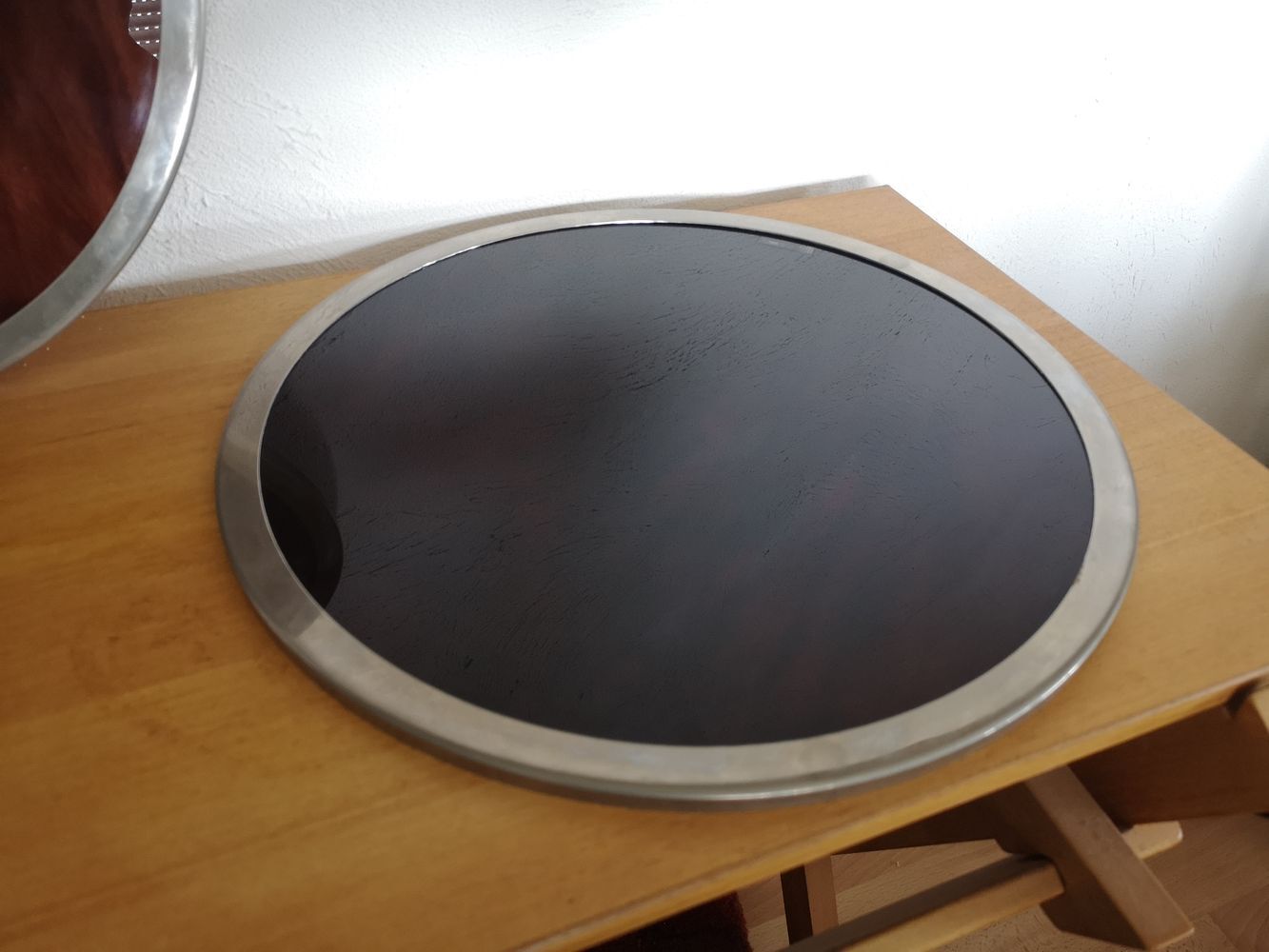 Large amber brown methacrylate tray - Felice Antonio Botta - Italy - 1970s