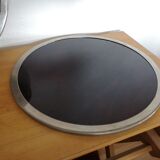 Large amber brown methacrylate tray - Felice Antonio Botta - Italy - 1970s