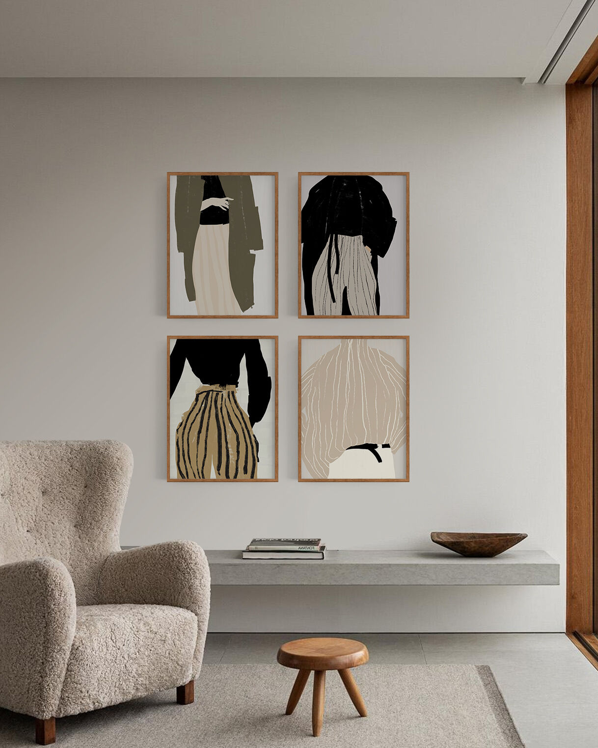 4 tirages de giclée, A3