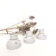 Set of 3 white porcelain sconces