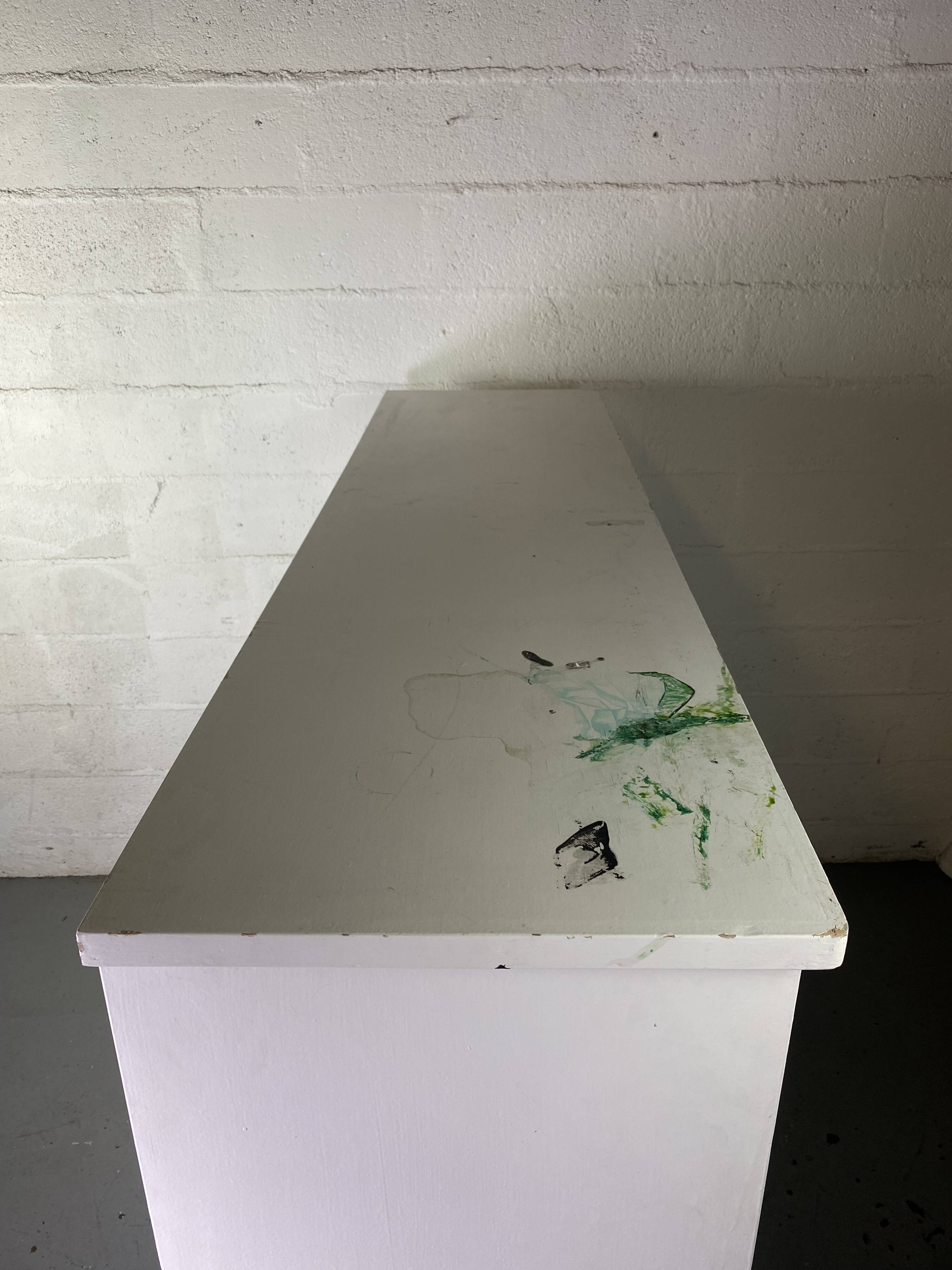 White school cabinet