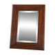 Vintage Bamboo Beveled Mirror