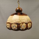 Ceramic hanging lamp, Danish from the 1970s.