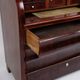 Chatol - Hand polished mahogany - Mother of pearl fittings & leg knobs - Year 1860s