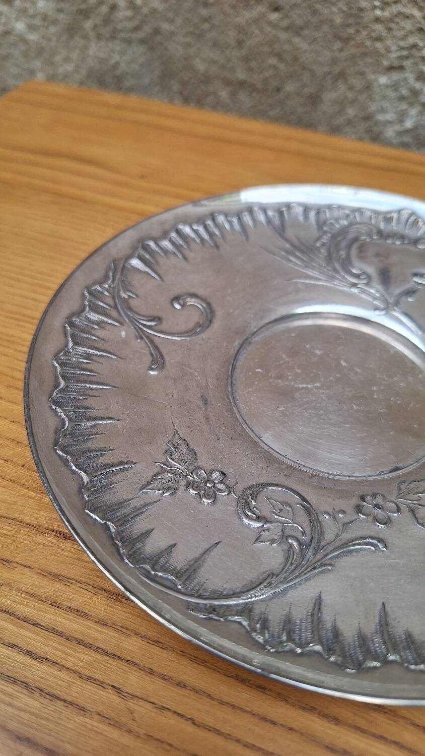 Christofle Gallia silver-plated chocolate cup