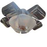 Space-age pendant lamp by gaetano scolari for mazzega / murano glass "caramel"