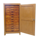 Old furniture of trade 11 drawers