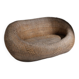 Wicker outdoor sofa, 1960s