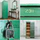 Green workshop cabinet 1940